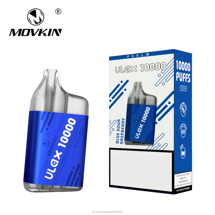 Fumot Flavors - Fumot Movkin Ulax 10000 wegwerp vape-pods - 12 ml (1 stuk) 2P42307 frisse munt