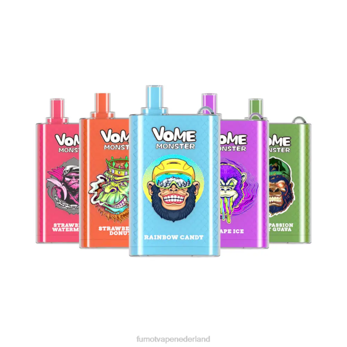 Fumot Netherlands - Fumot Vome Monster 10000 wegwerp vape pod-apparaat - 20 ml (1 stuk) 2P42426 bosbessen ijs