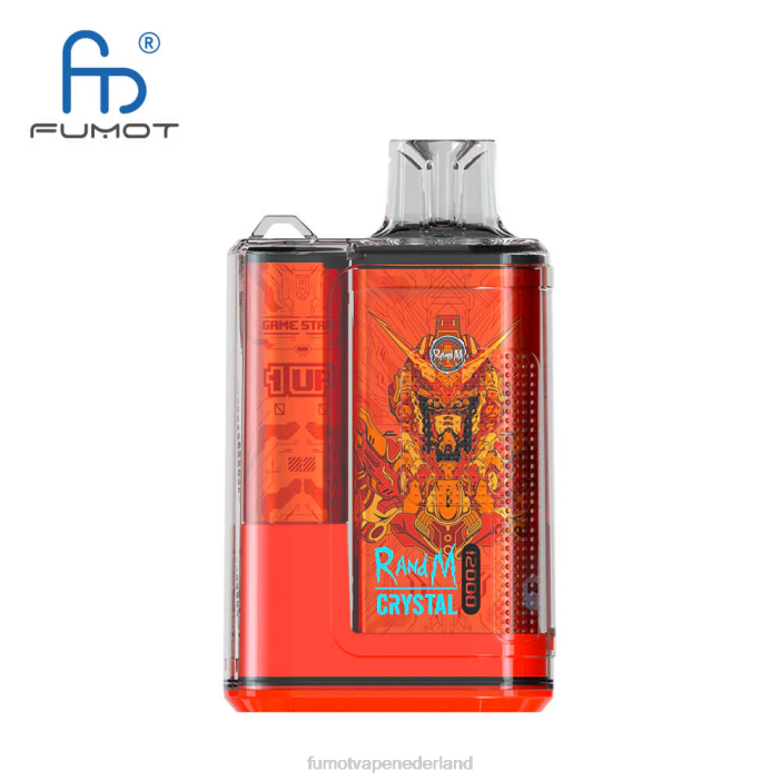 Fumot Flavors - Fumot Crystal 12000 wegwerpvapedoos - 20 ml (1 stuk) 2P42257 blauw razz-ijs