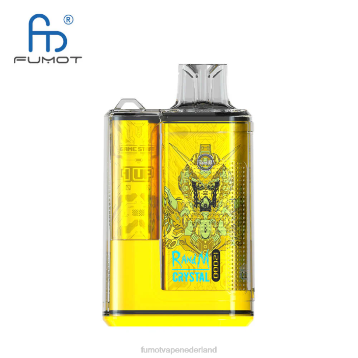 Fumot Flavors - Fumot Crystal 12000 wegwerpvapedoos - 20 ml (1 stuk) 2P42257 blauw razz-ijs