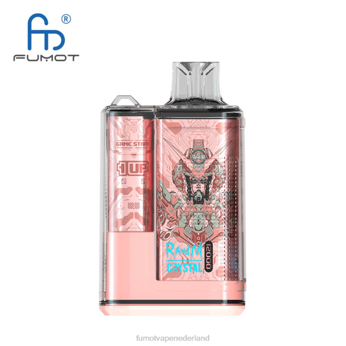 Fumot Flavors - Fumot Crystal 12000 wegwerpvapedoos - 20 ml (1 stuk) 2P42257 blauw razz-ijs