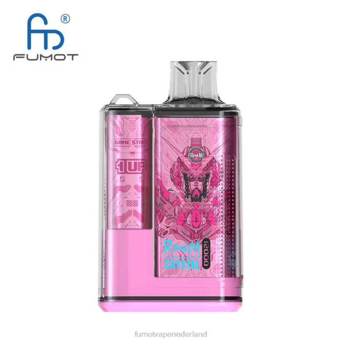 Fumot Flavors - Fumot Crystal 1 stuk - 12000 wegwerp vape-doos 20 ml 2P42267 fruitige fusie