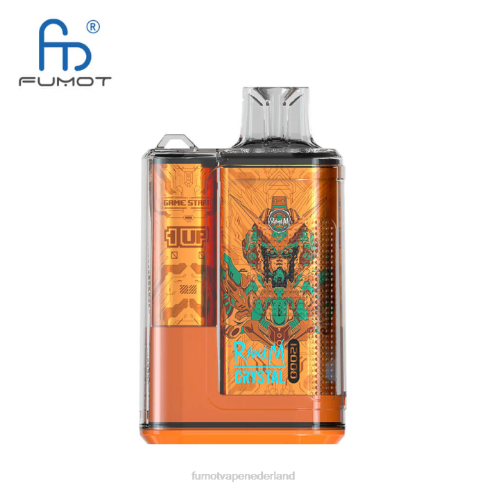 Fumot Vape Kopen - Fumot Crystal 1 stuk - 12000 wegwerp vape-doos 20 ml 2P42272 mango op ijs