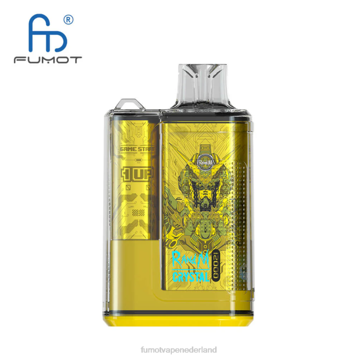 Fumot Vape Kopen - Fumot Crystal 1 stuk - 12000 wegwerp vape-doos 20 ml 2P42272 mango op ijs