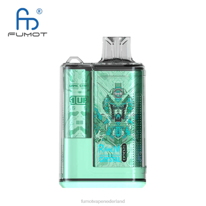 Fumot Vape Price - Fumot Crystal 20 ml 12000 wegwerp vape-doos (1 stuk) 2P42285 watermeloen kauwgom