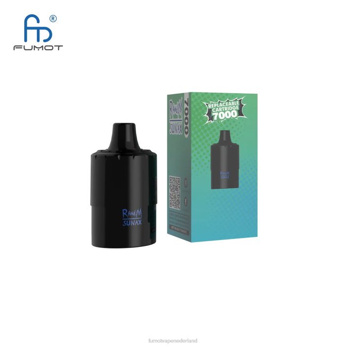 Fumot Flavors - Fumot Sunax 7000 vervangbare vape-cartridge (1 stuk) 2P42487 grapefruit-ijs