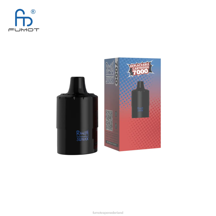 Fumot Flavors - Fumot Sunax 7000 vervangbare vape-cartridge (1 stuk) 2P42487 grapefruit-ijs