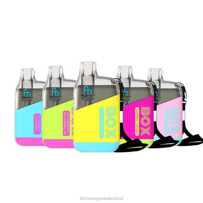 Fumot Vape Kopen - Fumot Tornado doos 10000 wegwerp vape pod - 20ml (1 stuk) 2P42352 roze limonade