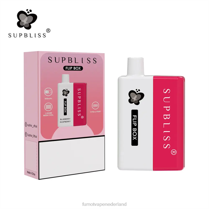 Fumot Netherlands - Fumot Supbliss Flip doos 6000 vervangbare vape-kit - 10ml (1 stuk) 2P42336 pompelmoes