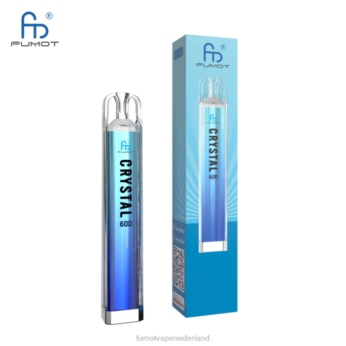 Fumot Vape Flavors - Fumot Crystal Wegwerpvape van 2 ml (set van 3 stuks) - voldoet aan 600 tpd 2P42388 kers