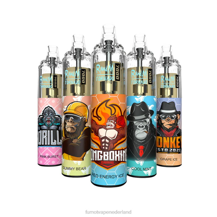 Fumot Flavors - Fumot Tornado 0% 7000 wegwerp-vape-pen - 14ml (1 stuk) 2P42497 appel perzik peer