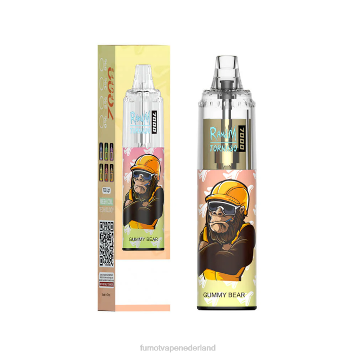 Fumot Flavors - Fumot Tornado 14 ml (1 stuk) 7000 wegwerp-vape-pen 2P4287 perzik-mango