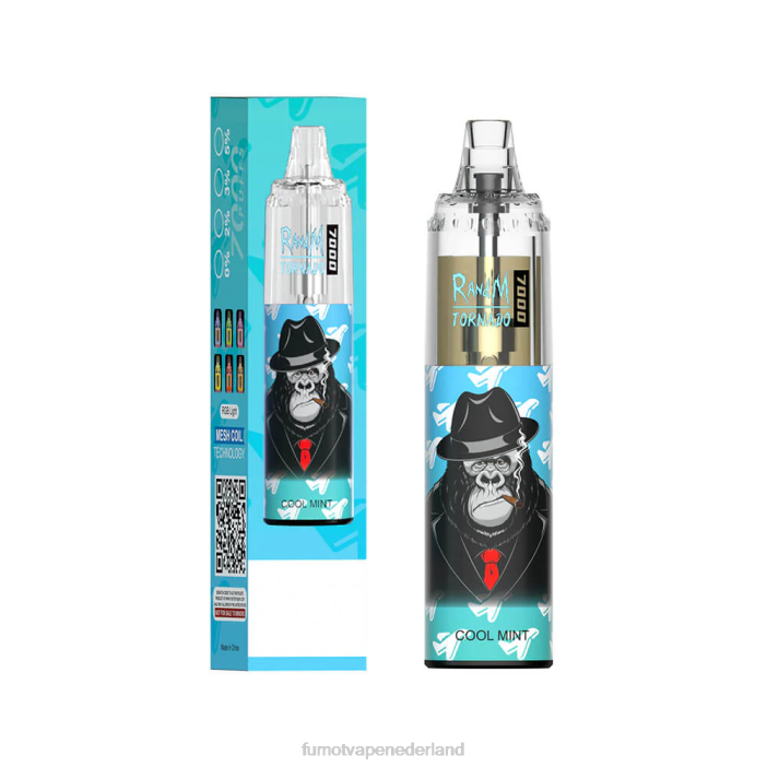 Fumot Flavors - Fumot Tornado 14 ml (1 stuk) 7000 wegwerp-vape-pen 2P4297 zure appel