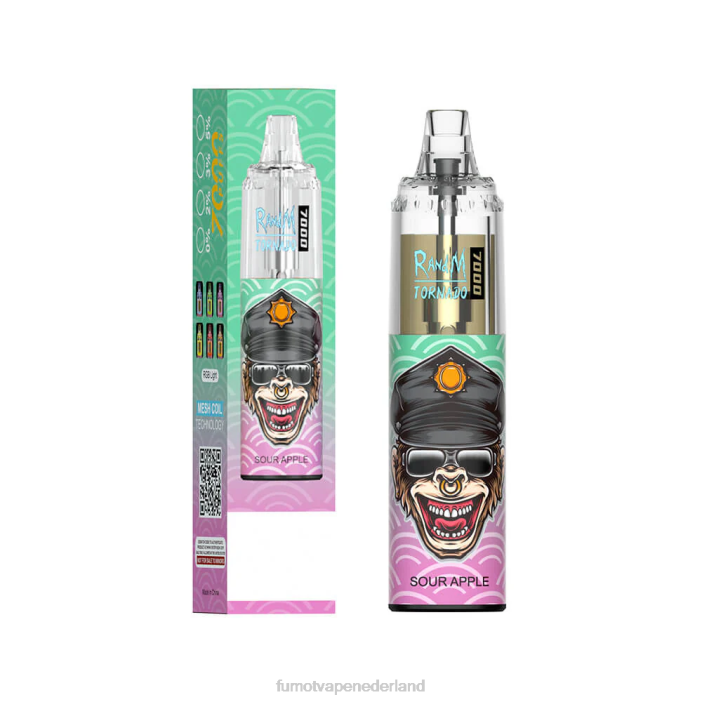 Fumot Flavors - Fumot Tornado 7000 wegwerp-vape-pen - 14 ml (1 stuk) 2P42107 tijgerbloed