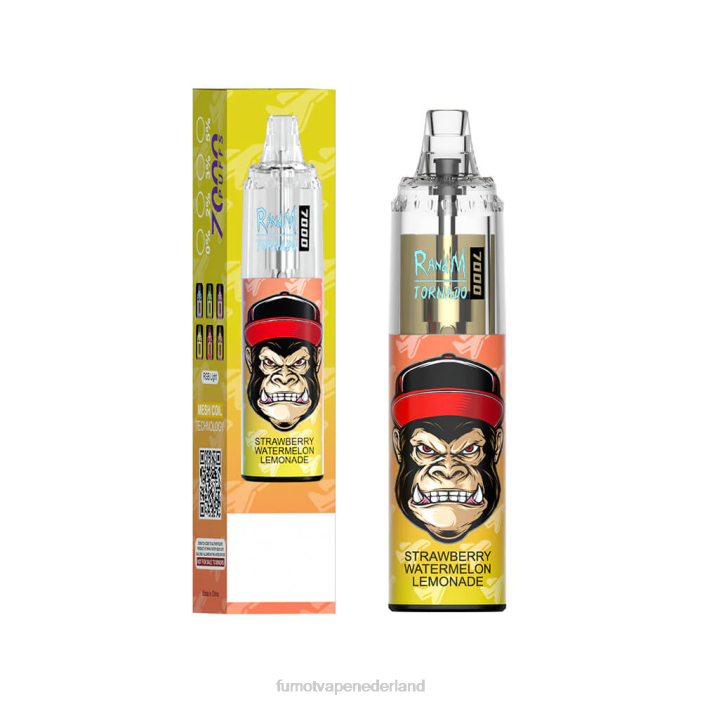 Fumot Flavors - Fumot Tornado 7000 wegwerp-vape-pen - 14 ml (1 stuk) 2P42107 tijgerbloed