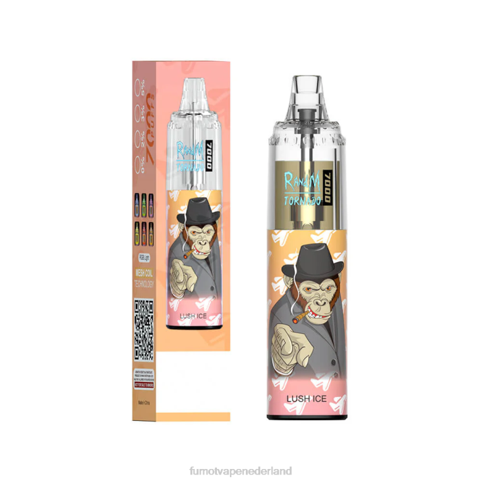 Fumot Flavors - Fumot Tornado 7000 wegwerp-vape-pen - 14 ml (1 stuk) 2P42107 tijgerbloed