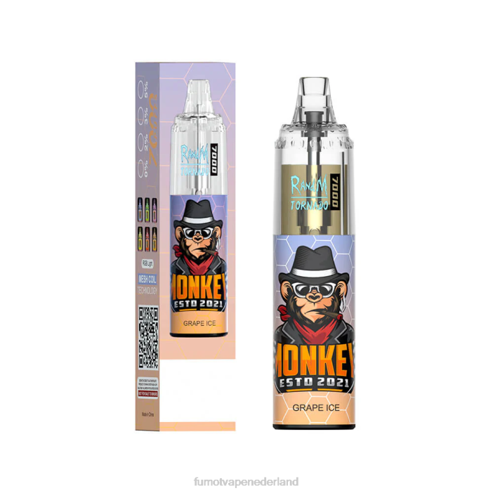 Fumot Flavors - Fumot Tornado 7000 wegwerp-vape-pen - 14 ml (1 stuk) 2P42107 tijgerbloed