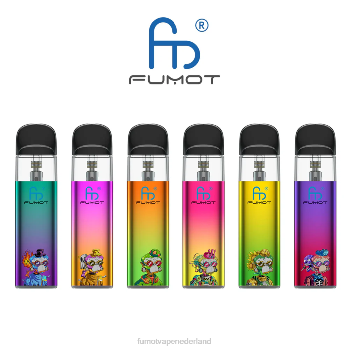 Fumot Vape Nederland - Fumot Dazzle Lite tpd-compatibele lege vape-kit (1 stuk) 2P42551 groen-paars