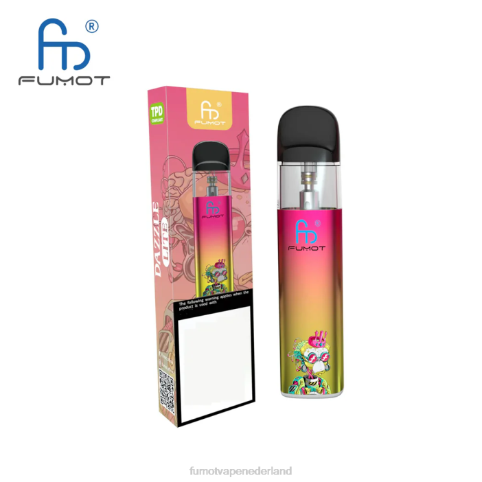 Fumot Vape Nederland - Fumot Dazzle Lite tpd-compatibele lege vape-kit (1 stuk) 2P42551 groen-paars