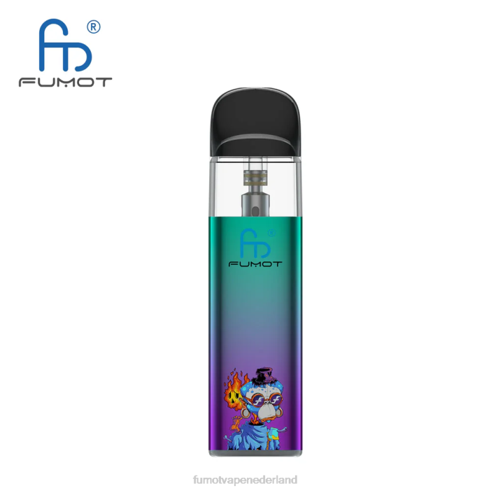 Fumot Vape Nederland - Fumot Dazzle Lite tpd-compatibele lege vape-kit (1 stuk) 2P42551 groen-paars