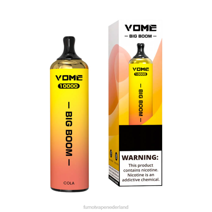 Fumot Flavors - Fumot Vome Big Boom wegwerp vape-pen 10000 - 20ml (1 stuk) 2P42447 roze limonade