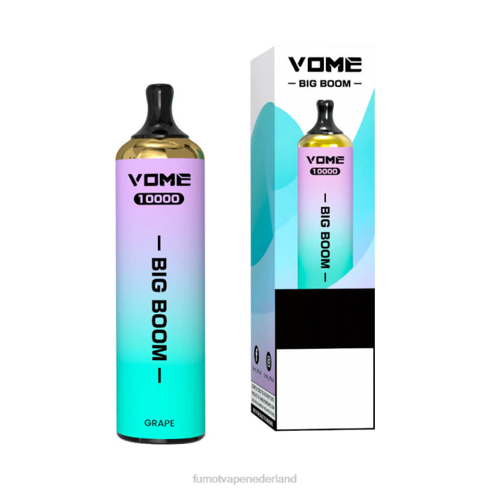 Fumot Flavors - Fumot Vome Big Boom wegwerp vape-pen 10000 - 20ml (1 stuk) 2P42447 roze limonade