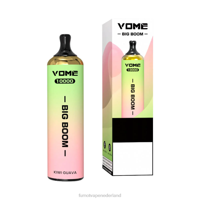 Fumot Flavors - Fumot Vome Big Boom wegwerp vape-pen 10000 - 20ml (1 stuk) 2P42447 roze limonade