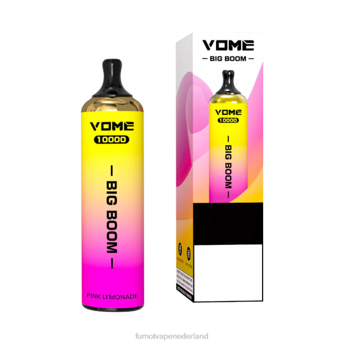 Fumot Netherlands - Fumot Vome Big Boom wegwerp vape-pen 10000 - 20ml (1 stuk) 2P42446 aardbei watermeloen ijs