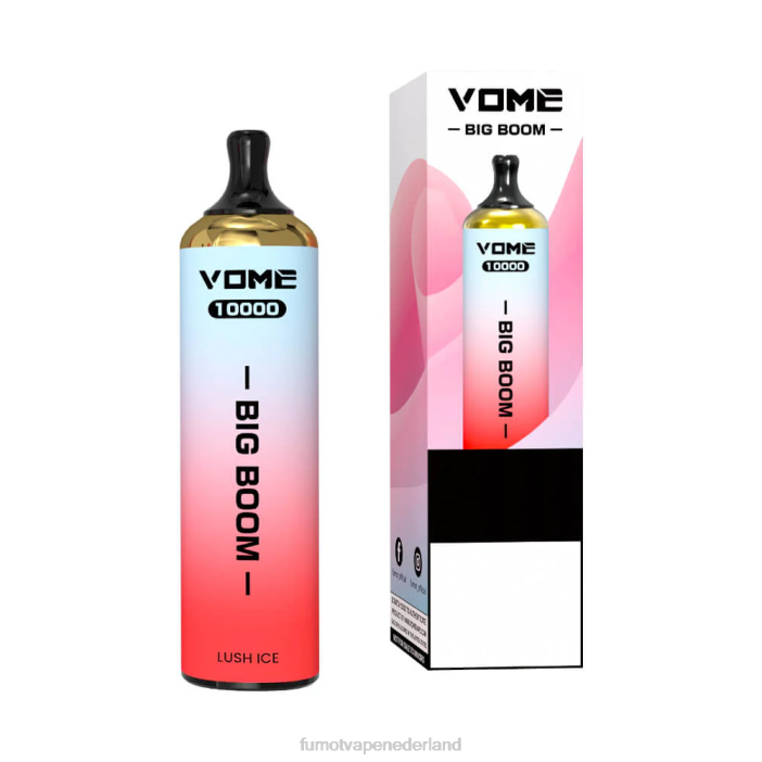 Fumot Vape Kopen - Fumot Vome Big Boom wegwerp vape-pen 10000 - 20ml (1 stuk) 2P42442 speer munt