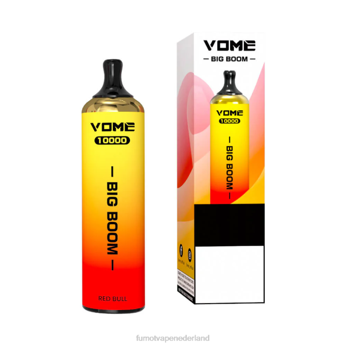 Fumot Vape Nederland - Fumot Vome Big Boom wegwerp vape-pen 10000 - 20ml (1 stuk) 2P42441 blauw razz-ijs