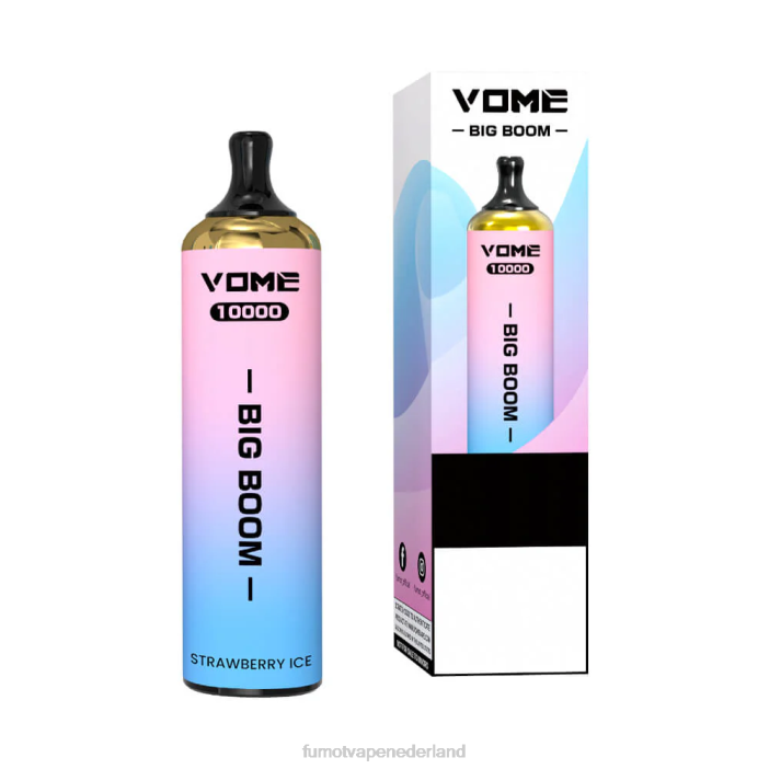 Fumot Vape Review - Fumot Vome Big Boom wegwerp vape-pen 10000 - 20ml (1 stuk) 2P42444 rode stier